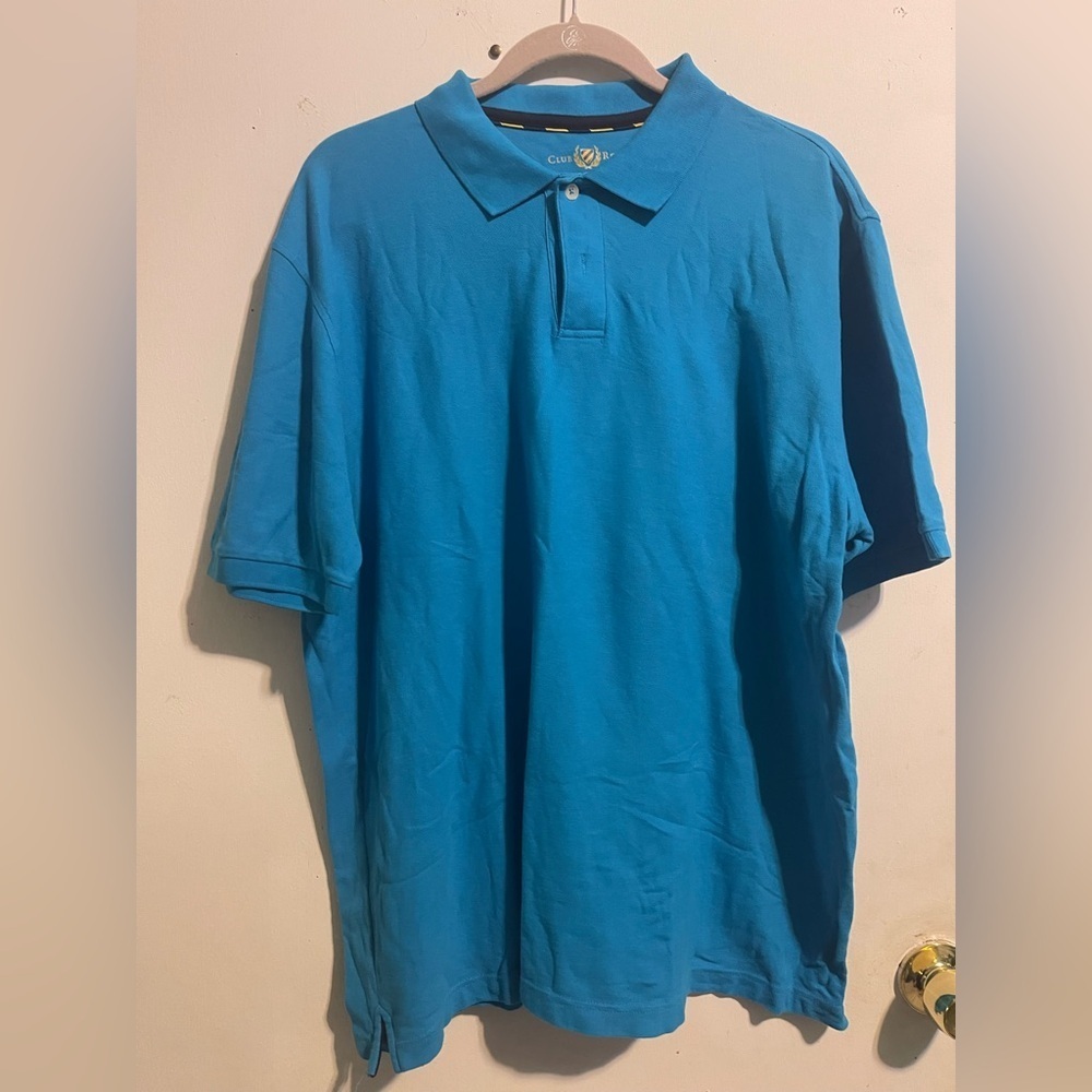 Club Room Blue Polo Shirt Classic Style‎